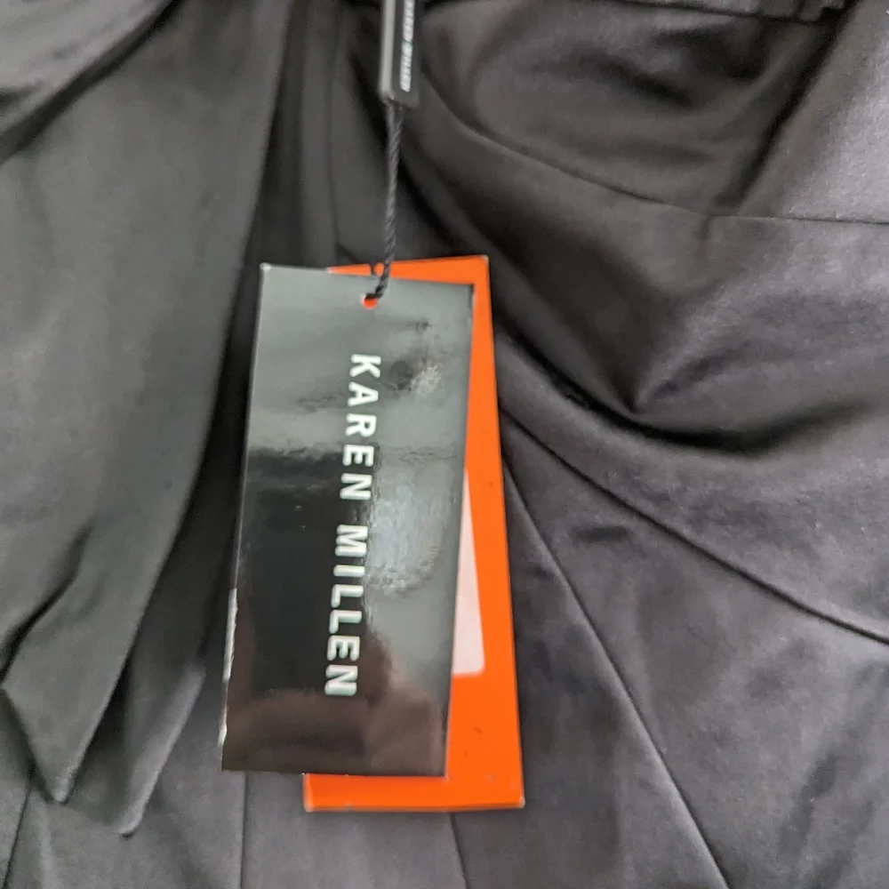 Karen Millen silk, new with tags one strap dress - Picture 2 of 7
